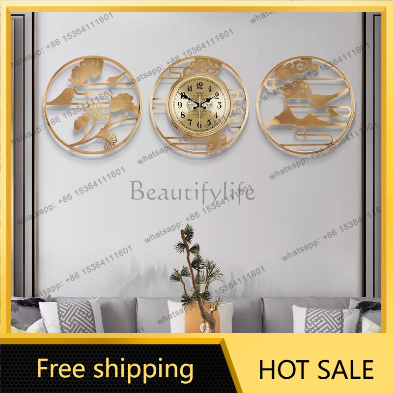 Luxury Lifestyle Homes - LJY Round Chinese Style Minimalist Wall