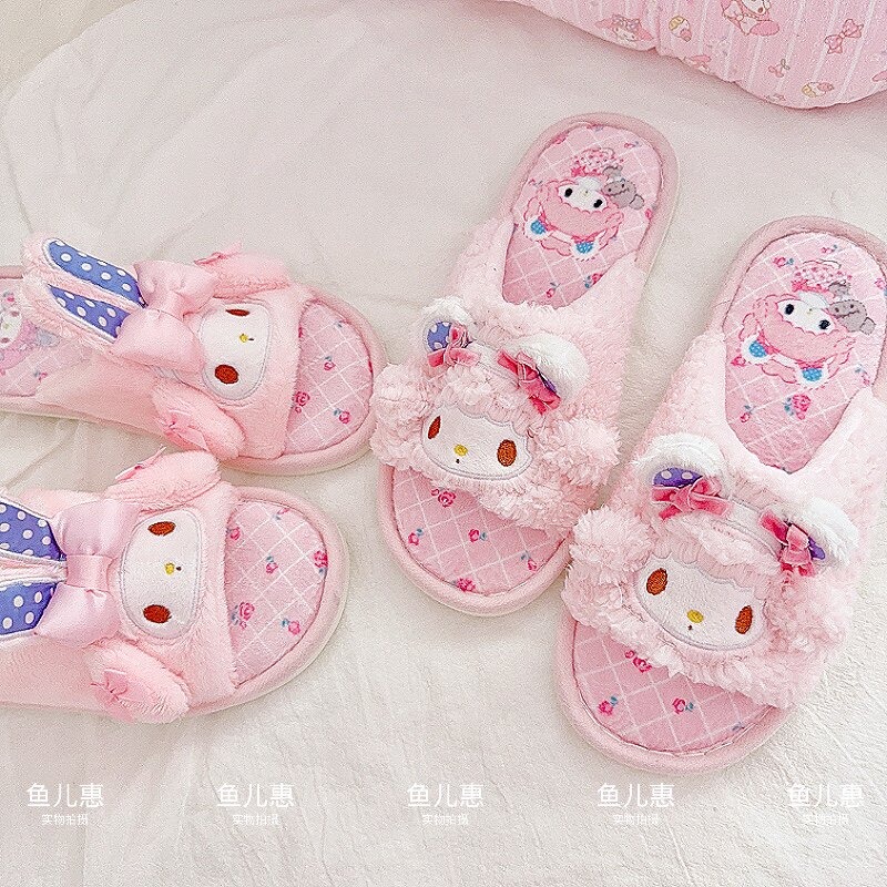Luxury Lifestyle Items - New My Melody Piano Slippers Home