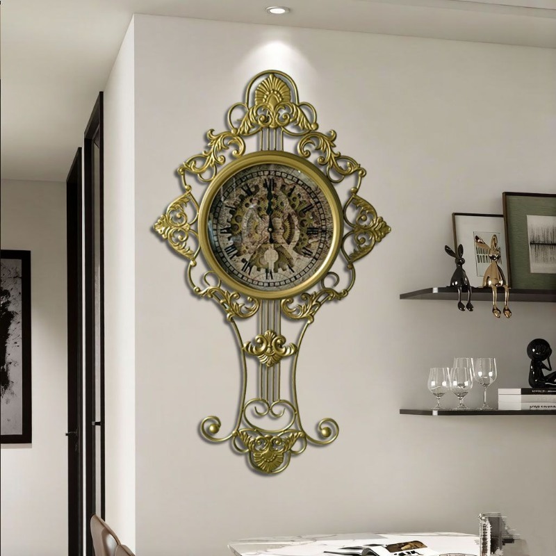 Mechanic Wall Clock Large Livi - Luxury Lifestyle Homes 评论和价格