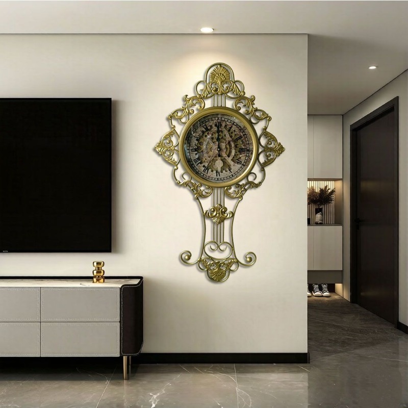 Mechanic Wall Clock Large Livi - Luxury Lifestyle Homes 评论和价格
