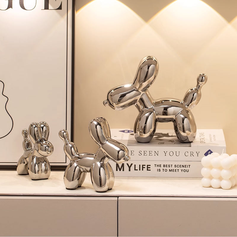 Ceramic Sculptures Silver Ball - Luxury Lifestyle Items 评论和价格