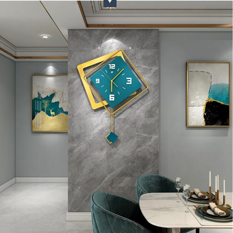 3D Nordic square Swing Wall Cl - Luxury Lifestyle Homes 评论和价格