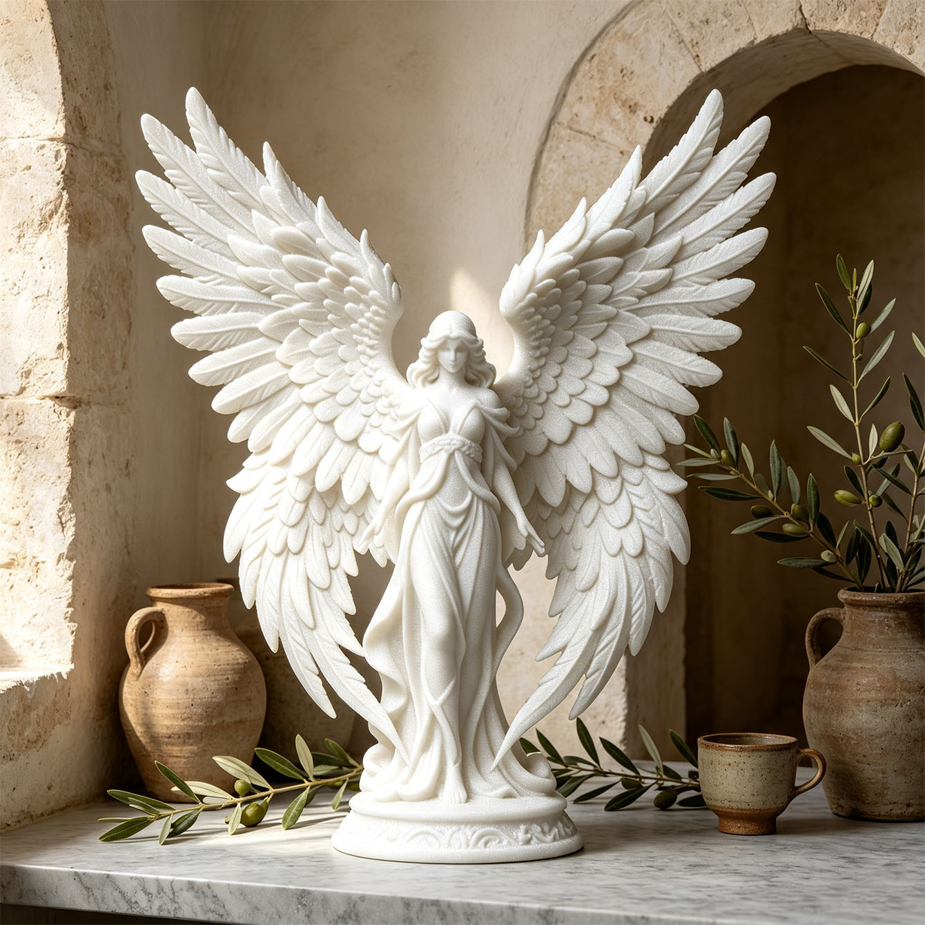 Light Luxury 3D Printed Angel  - Luxury Lifestyle Items 评论和价格
